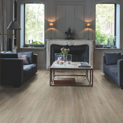 Виниловый ламинат Quick Step LIVYN Balance Glue Plus BAGP 40053 Дуб Серо-бурый Шёлковый Виниловый ламинат Quick Step LIVYN Balance Glue Plus BAGP 40053 Дуб Серо-бурый Шёлковый