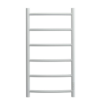 Полотенцесушитель электрический Point Афина PN04848W П6 400x800 диммер справа, белый