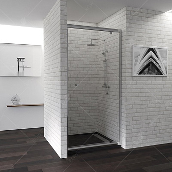 Душевая дверь RGW Passage PA-05 90 04080509-11 профиль Хром стекло прозрачное