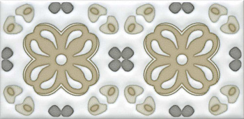 Декор STG\A616\16000 Клемансо орнамент 7,4*15 (1уп/40шт), шт