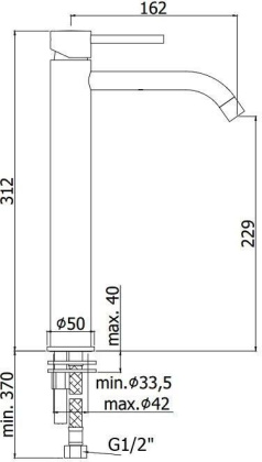 Смеситель для раковины Paffoni Light LIG081CR
