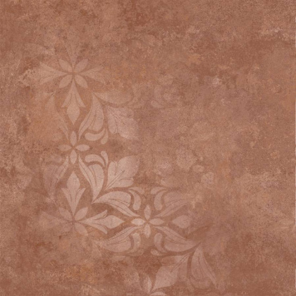 Хадду красный матовый декорированный 40,2x40,2x0,8