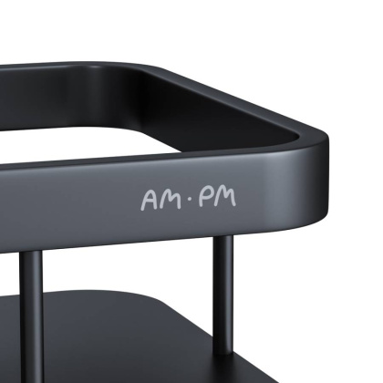 A7453122 Sense L Полка для душа прямая, черный A7453122 Sense L Полка для душа прямая, черный