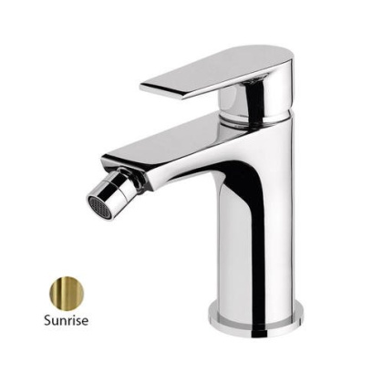 NAUTIC-BS1-SR Смеситель для биде однорычажный, с донным клапаном, исполнение Sunrise