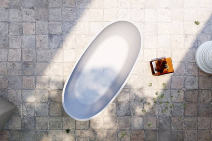 Ванна из литьевого мрамора Abber Stein 165х78 AS9620-1.6