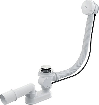 Сифон для ванны автомат комплект, белый Сифон для ванны автомат комплект, белый