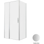 Душевой уголок Allen Brau Priority 100x80 3.31029.BA + 3.31041.BA серебро браш