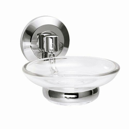 Rhein K-6229O Мыльница стекло (блистер), хром, WasserKRAFT Rhein K-6229O Мыльница стекло (блистер), хром, WasserKRAFT