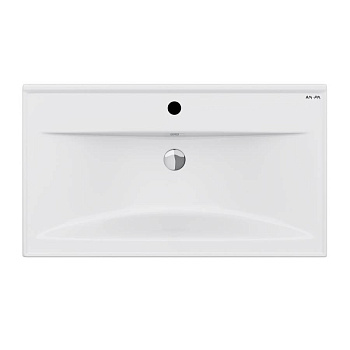 M85AWCC0802WG X-Joy, Раковина мебельная, керамическая, 80 см, встроенная, цвет: Белый, глянец M85AWCC0802WG X-Joy, Раковина мебельная, керамическая, 80 см, встроенная, цвет: Белый, глянец