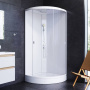 W88C-301-090WT64 X-Joy кабина душевая, 90х90, стекло прозрачное, профиль Белый
