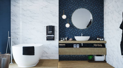 Бордюр Creto черный стекло 2,3х60