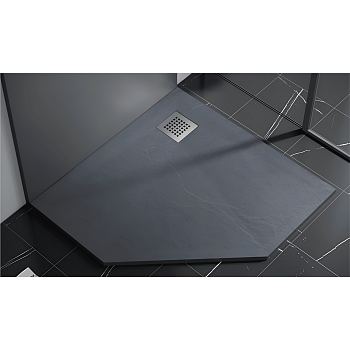 Душевой поддон трапеция STONE TRAY-G