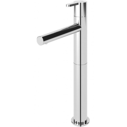 LEAF-LC1-L-01-W0 Смеситель для накладной раковины однорычажный, без донного клапана, исполнение Хром