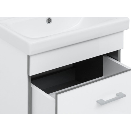 Мебель для ванной Aquanet Верона 50 (Moduo Slim) белый Мебель для ванной Aquanet Верона 50 (Moduo Slim) белый