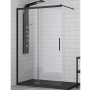 Душевая перегородка RGW Walk In WA-13B 100 34101310-14 профиль Черный стекло прозрачное