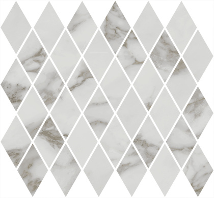 Декор Монте Тиберио мозаичный бежевый светлый глянцевый 37,5x35x1