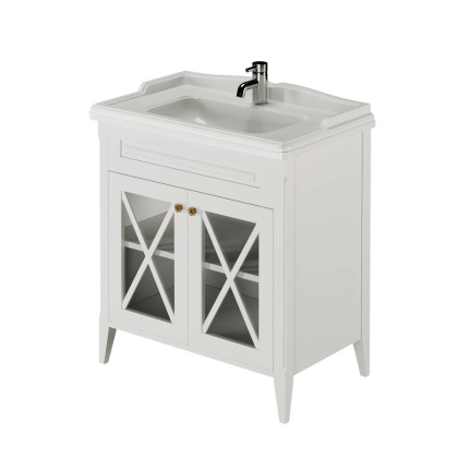 Тумба под раковину Creto Vetra 80, белая Тумба под раковину Creto Vetra 80, белая