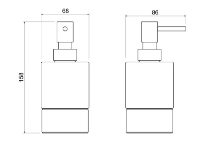 Дозатор настольный AQUATEK AQ4429CR ЛИРА