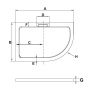 Душевой поддон RGW GWS-41-L 90х120 03150492-01L