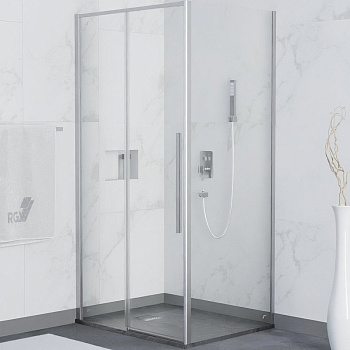 Душевой уголок RGW Stilvoll SV-42 120x100 32324220-011 профиль Хром стекло прозрачное