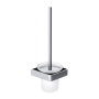 Стойка с туалетной щеткой Jupiter, 39х12х12,1 см, цвет черный с серебром, DA7733300