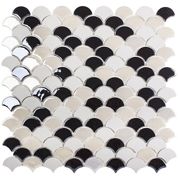 Стеклянная мозаика, BLACK MIX, Soul