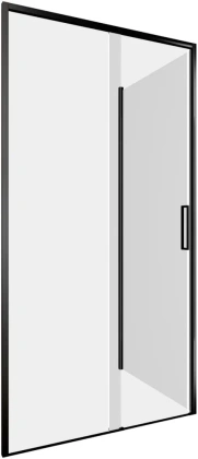 Душевой уголок Aquanet Pleasure Evo 100x90 AE65-100x90-BT профиль черный, прозрачное стекло