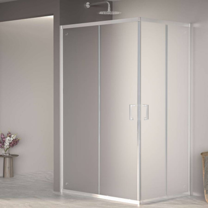 Душевой уголок  90*120*195 RGW PA-040 Прямоуг./Хром/Матовое/6 мм (Easy)