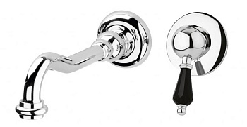 DIAMOND-BLS1-02-Sw Встраиваемый однорычажный смеситель для раковины, бронза, ручки Swarovski DIAMOND-BLS1-02-Sw Встраиваемый однорычажный смеситель для раковины, бронза, ручки Swarovski