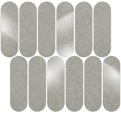 Декор ID144 Джиминьяно серый 30см*32см*9мм (1уп/6шт/)матовый, шт