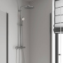 Душевая система поворотная с термостатом Grohe Tempesta Cosmopolitan 250, хром / белый (26670000)
