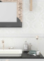Плитка Forza Calacatta White Mosaico 01 25х60 Плитка Forza Calacatta White Mosaico 01 25х60
