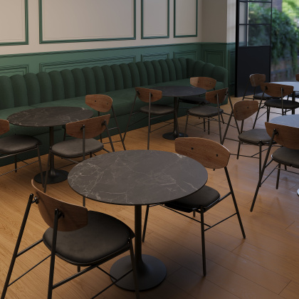 Керамогранит CALACATTA BLACK 1600х3200х12мм MATT