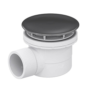 Сифон для душевых поддонов RGW Velplex QYD-06 графит, RGW 18241106-02