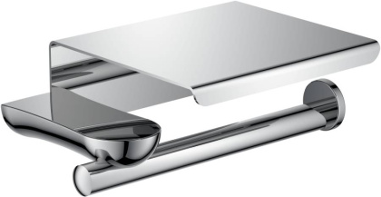 Бумагодержатель  с крышкой RUSH Luson, 6х17х11 см, хром, LU16111B