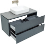 Тумба под раковину Allen Brau Infinity 100 1.21003.AM антрацит матовый Тумба под раковину Allen Brau Infinity 100 1.21003.AM антрацит матовый