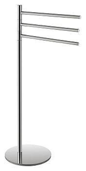 Стойка с тройным поворотным держателем для полотенец