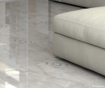 Вставка MLD\A64\SG1550L Помильяно серый лаппатированный 14,5х14,5(1уп/30шт), шт