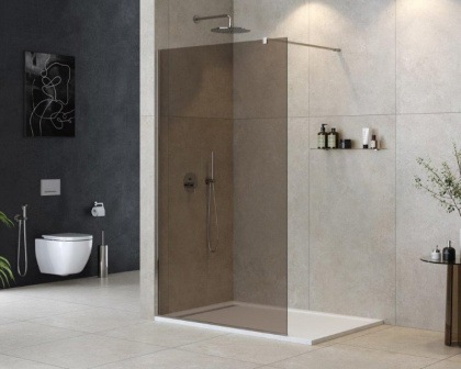 LIBERTA-L-1-100-120-C-Cr Душевая перегородка с односторонним входом 1000x1200x1950 мм