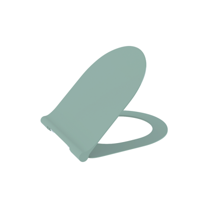 Сиденье с крышкой (soft close, slim) Taormina/Jet Flush,дюропласт, матовый мятный, A0333-033, шт