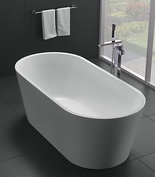 Акриловая ванна без перелива BELBAGNO BB71-1700-W0, 1700x800x600