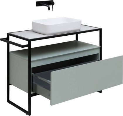 Тумба под раковину Allen Brau Priority 100 1.31003.PWM папирус матовый Тумба под раковину Allen Brau Priority 100 1.31003.PWM папирус матовый