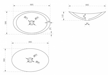 Раковина накладная прозрачная ABBER Kristall AT2808Opal коричневая Раковина накладная прозрачная ABBER Kristall AT2808Opal коричневая