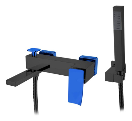 Смеситель для ванны Q BlackUV.2_Комплект Смеситель для ванны Q BlackUV.2_Комплект