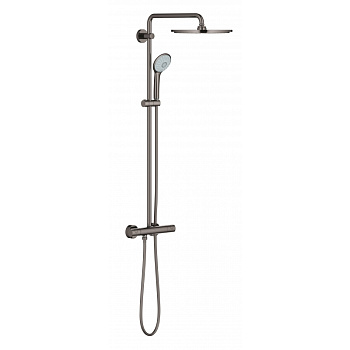 Душевая система GROHE Euphoria XXL 310 с термостатом, тёмный графит глянец (26075A00) Душевая система GROHE Euphoria XXL 310 с термостатом, тёмный графит глянец (26075A00)