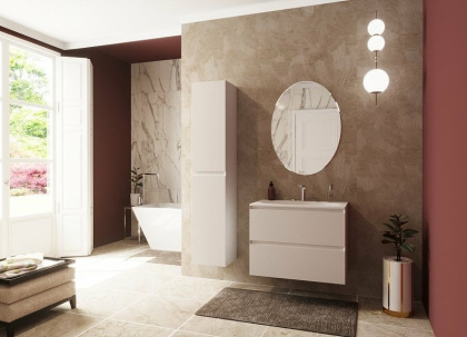 Пенал подвесной Malta левосторонний (ШхГхВ) 350х320х1747