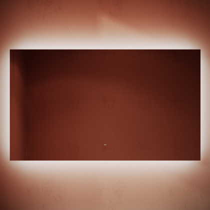 Зеркало для ванной комнаты SANCOS SQUARE 1200х700 с подсветкой, арт. SQ1200 Зеркало для ванной комнаты SANCOS SQUARE 1200х700 с подсветкой, арт. SQ1200