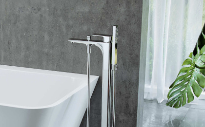 Смеситель для ванны отдельностоящий EXCELLENT Keria AREX.2055CR (хром)