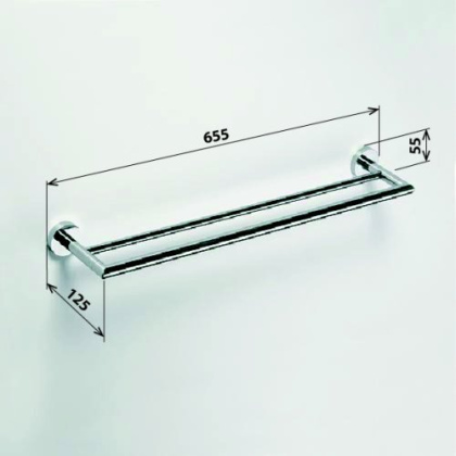 Полотенцедержатель двойной