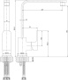 Смеситель для кухни Aquanet Cubic SD90445 Смеситель для кухни Aquanet Cubic SD90445
